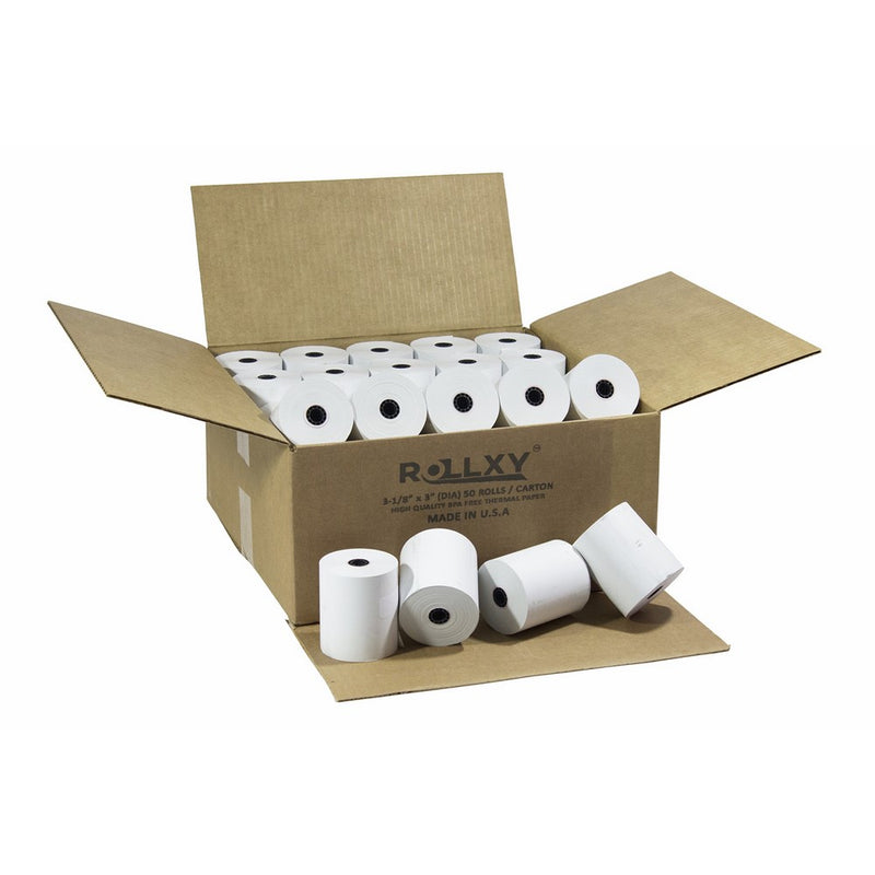 (50 Rolls) PosPaperRoll BPA FREE Thermal Paper - 3-1/8 x 230 Feet (Citizen CT-S310)