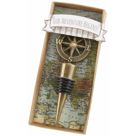 Kate Aspen "Our Adventure Begins" Bottle Stopper