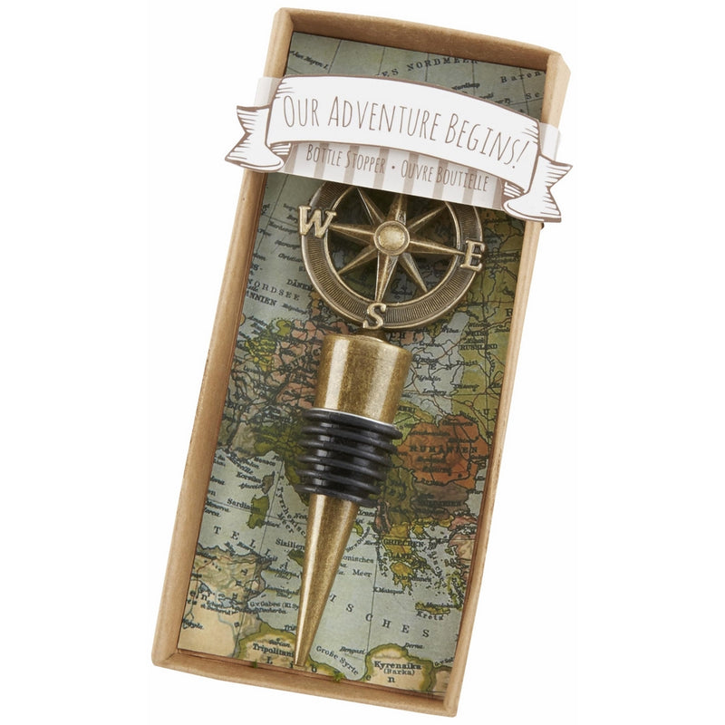 Kate Aspen "Our Adventure Begins" Bottle Stopper