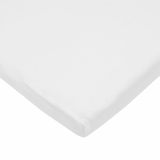 American Baby Company 100% Cotton Supreme Jersey Knit Fitted Bassinet Sheet, White