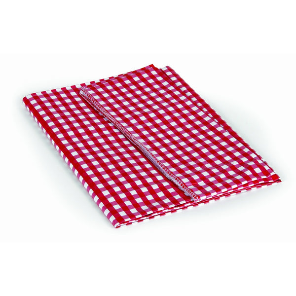 Camco 51019 Red/White 52" x 84" Table Cloth