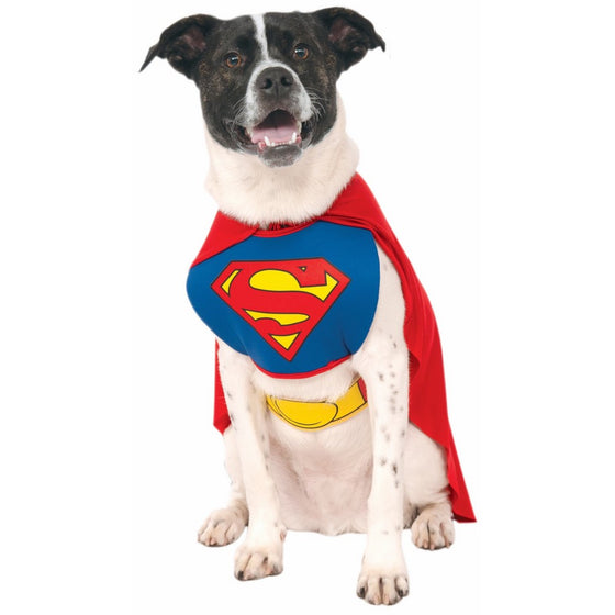 Rubie's DC Comics Pet Costume, Superman, Large