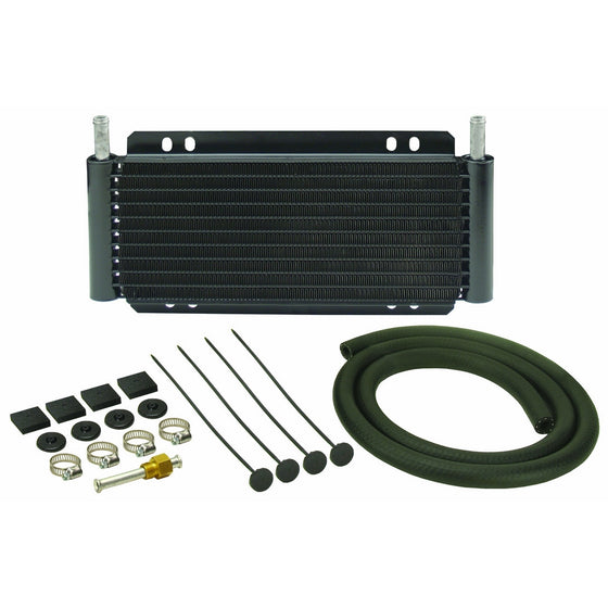 Derale 13501 Series 8000 Plate and Fin Transmission Oil Cooler