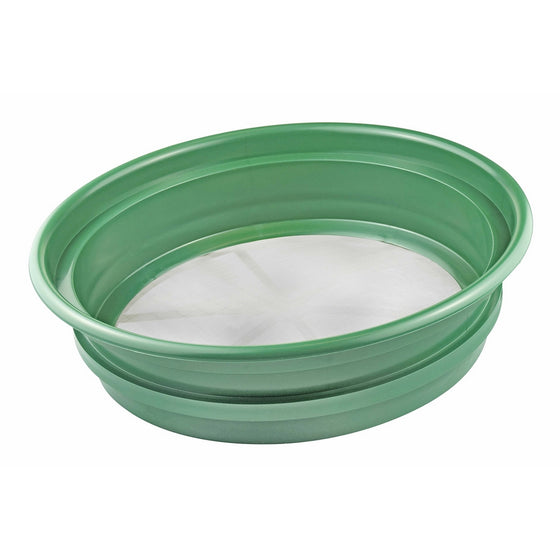 SE GP2-1100 Patented Stackable 13-1/4" Sifting Pan, Mesh Size 1/100"