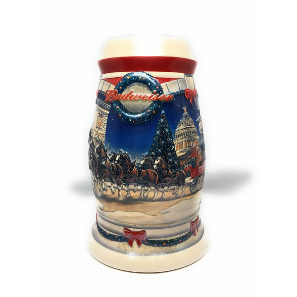 Budweiser Holiday Stein 2001