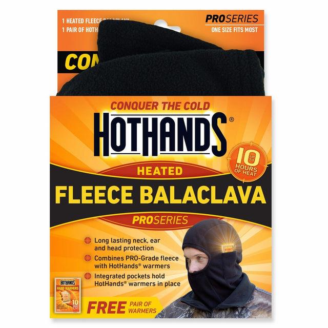 HotHands HeatMax Balaclava Head & Neck Warmer (Black)