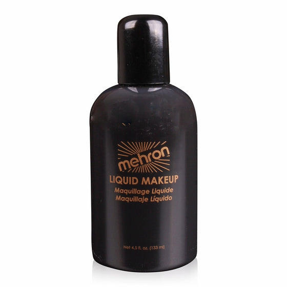 Mehron Makeup Liquid Face & Body Paint, BLACK – 4.5oz