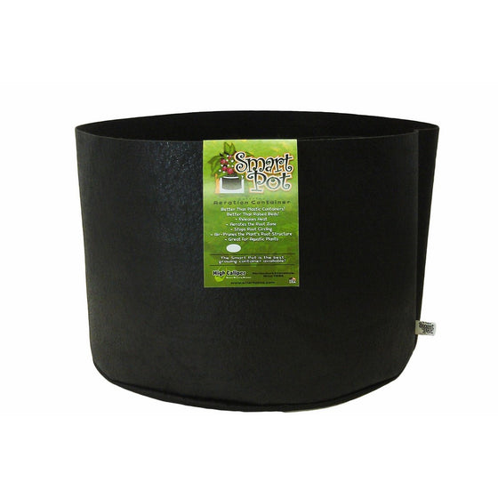 Smart Pots 45-Gallon Smart Pot Soft-Sided Container, Black