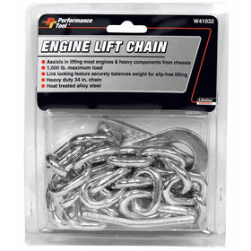 Performance Tool W41032 1/2 Ton (1,000 lbs.) Capacity 34" Engine Lift Chain