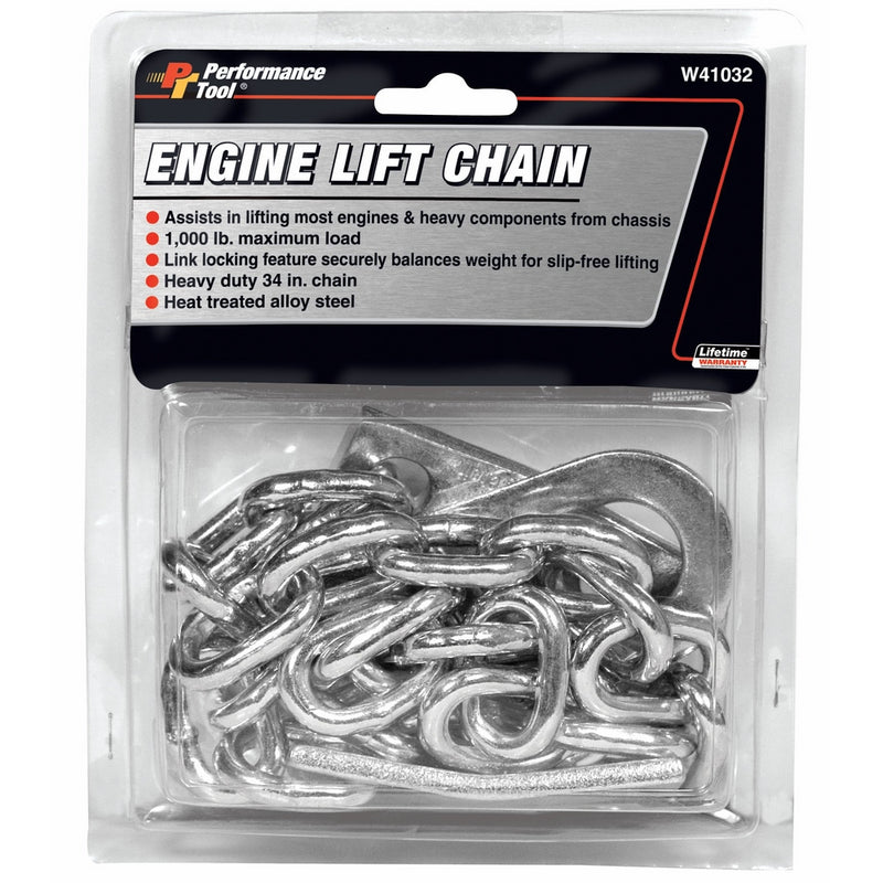 Performance Tool W41032 1/2 Ton (1,000 lbs.) Capacity 34" Engine Lift Chain