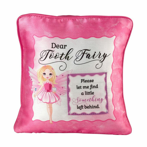Lillian Rose Fairy Tooth Fairy Pillow, Pink