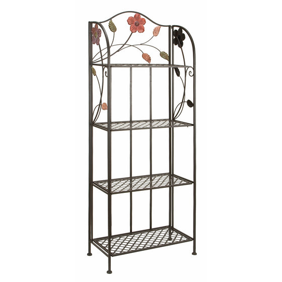 Deco 79 63065 Metal Bakers Rack, 25 by 68-Inch