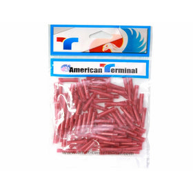 American Terminal E-BCRN-100 22/18-Gauge Economy Nylon Red Butt Connectors