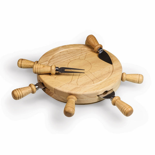 Picnic Time Mariner Cheese Board and Tool Set