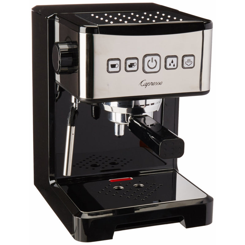 Capresso 124.01 Ultima Pro Espresso Machine Coffeemaker, Black/Stainless