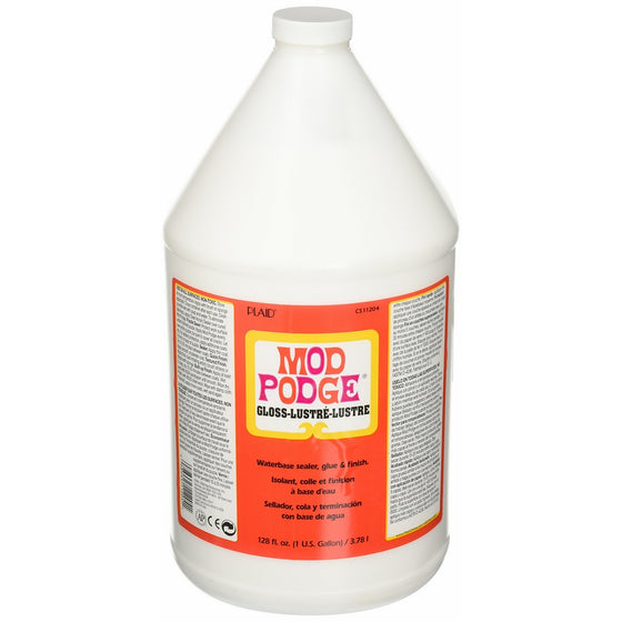 Mod Podge Waterbase Sealer, Glue and Finish (1-Gallon), CS11204 Gloss Finish