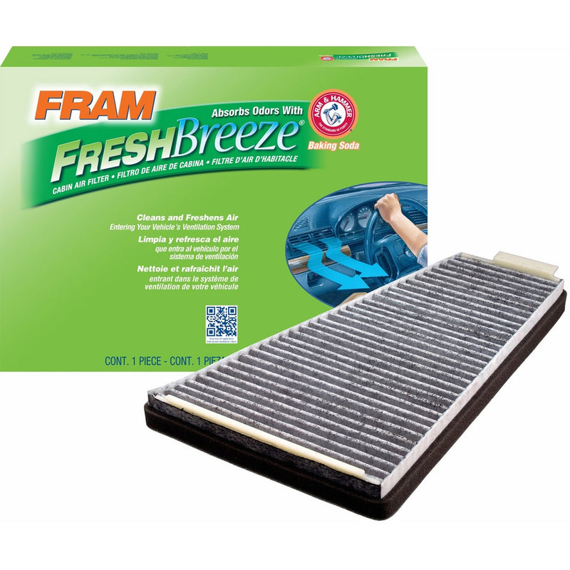 FRAM FCF8109A Fresh Breeze Cabin Air Filter with Arm & Hammer