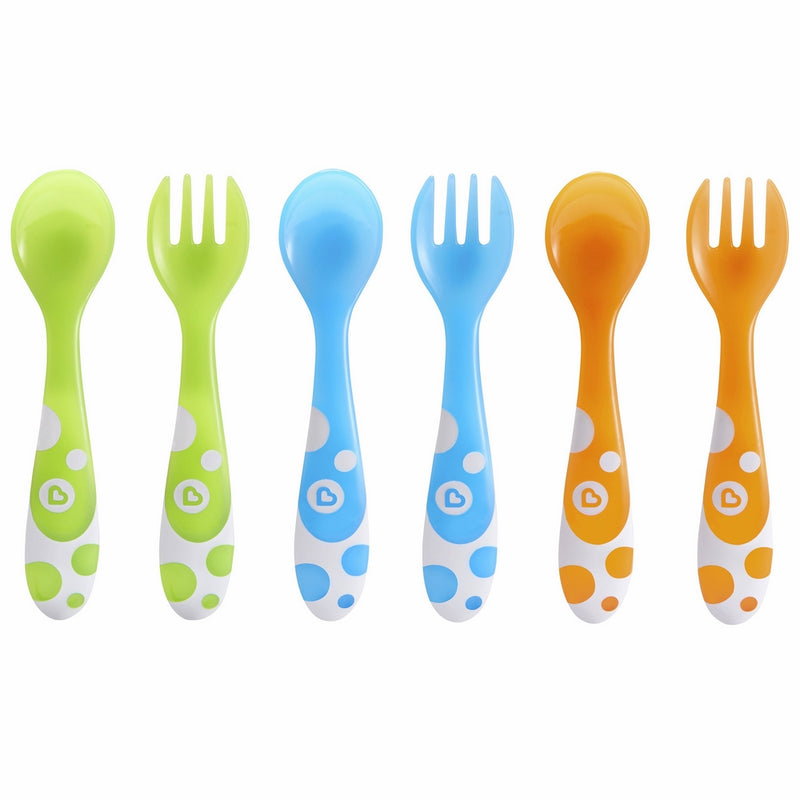 Munchkin 6 Piece Fork and Spoon Set