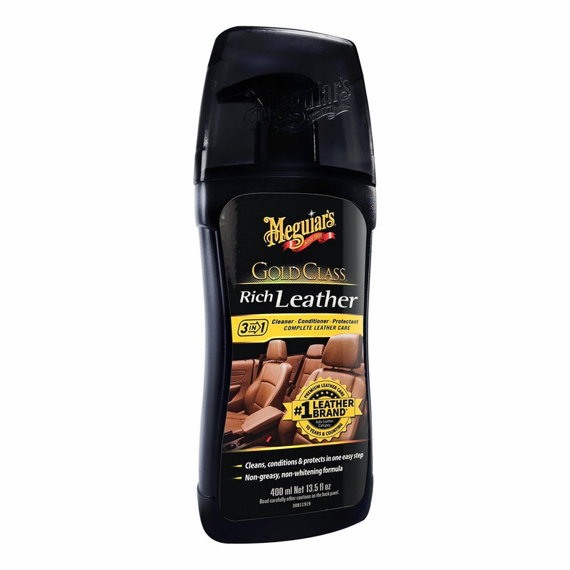 Meguiar's G17914 Gold Class Rich Leather Cleaner & Conditioner - 13.5 oz.