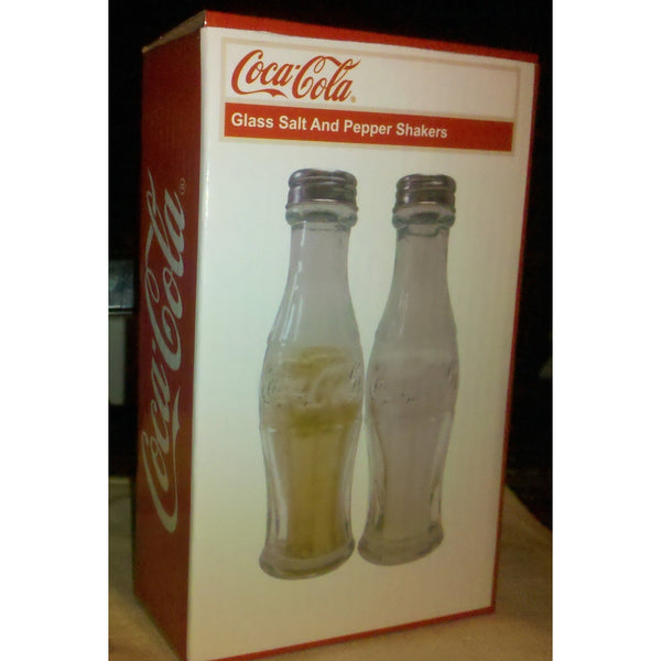 Coca-Cola Glass Salt and Pepper Shakers