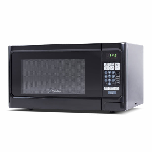 Westinghouse, WCM11100B, Countertop Microwave Oven, 1000 Watt, 1.1 Cubic Feet, Black Front, Black Cabinet, Small