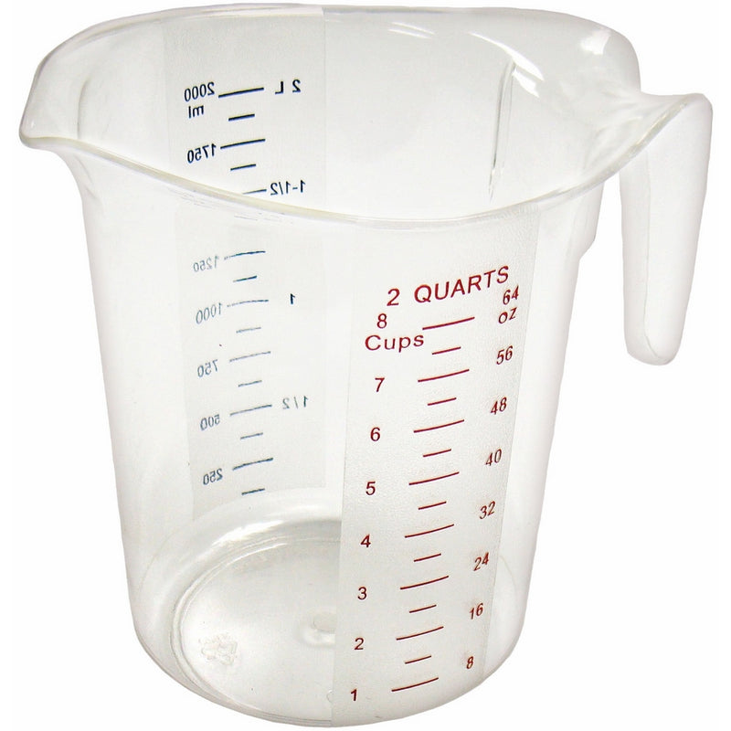 Winco Measuring Cup, Polycarbonate, 2-Quart