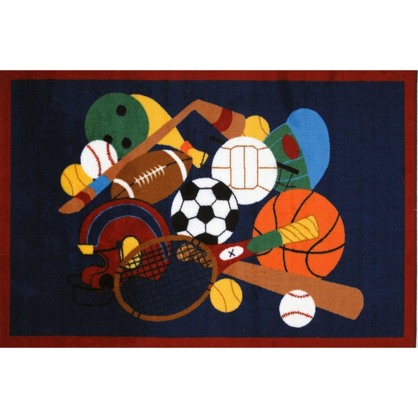 LA Rug Sports America Rug 51"x78"