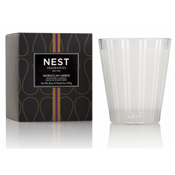 NEST Fragrances NEST01MA003 Classic Candle- Moroccan Amber , 8.1 oz