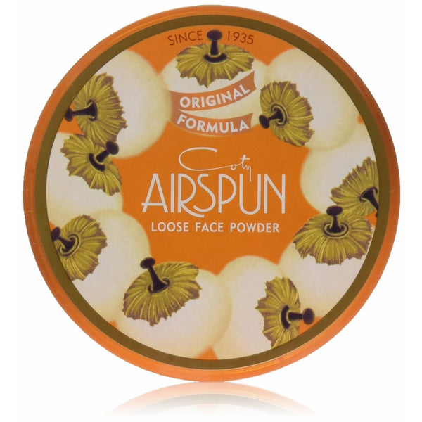 Coty Airspun Loose Face Powder 2.3 oz. Translucent Tone Loose Face Powder, for Setting Makeup or as Foundation, Lightweight, Long Lasting