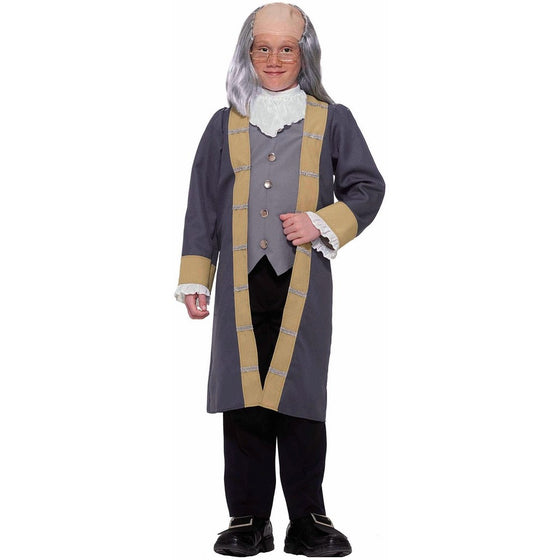 Forum Novelties Child's Ben Franklin Costume, Medium