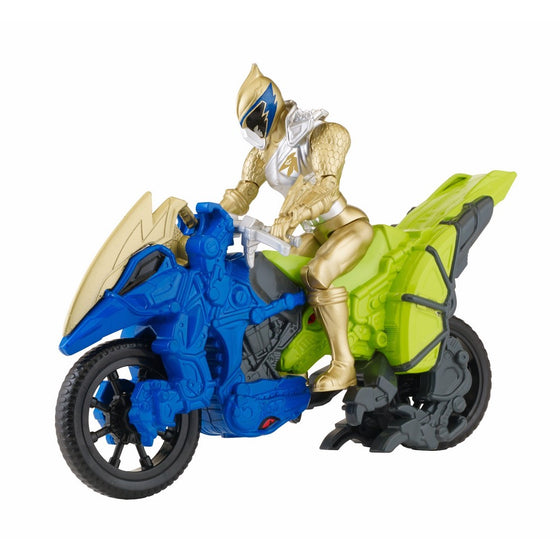 Power Rangers Dino Charge - Dino Cycle with 5" Gold Ranger Action Figure