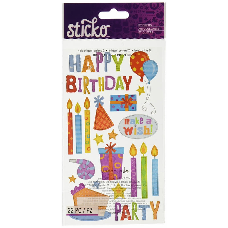 Sticko Birthday Party Stickers