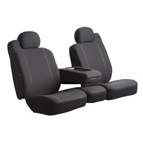 FIA SP88-16 BLACK Custom Fit Front Seat Cover Split Seat 40/20/40 - Poly-Cotton, (Black)