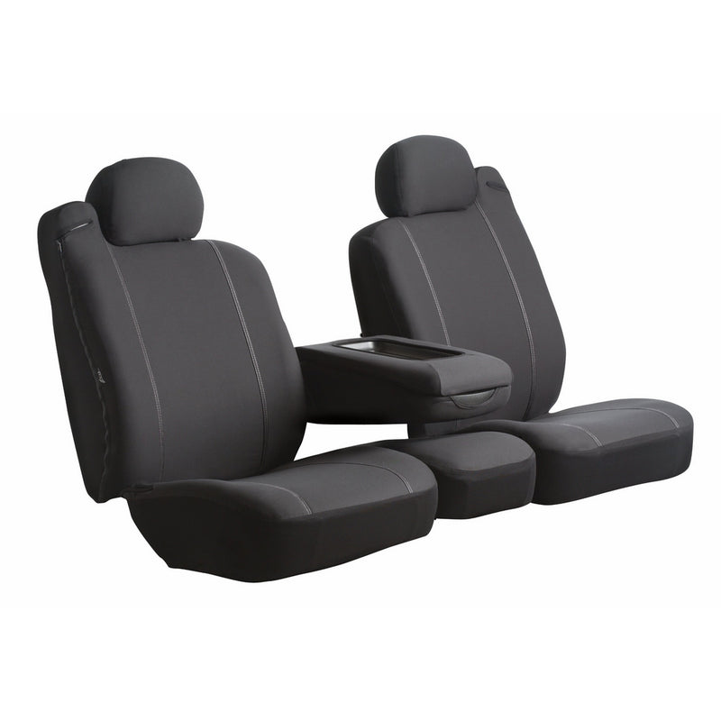 FIA SP88-16 BLACK Custom Fit Front Seat Cover Split Seat 40/20/40 - Poly-Cotton, (Black)
