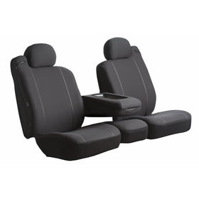 Fia SP88-23 BLACK Custom Fit Front Seat Cover Split Seat 40/20/40 - Poly-Cotton, (Black)