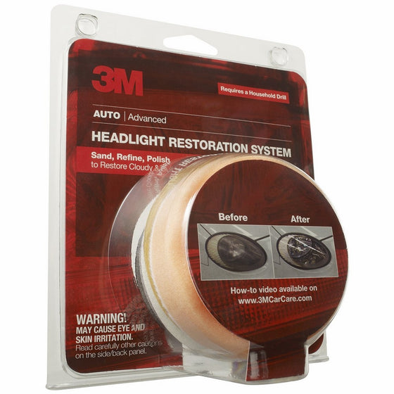 3M 39008 Headlight Lens Restoration System 2-pack