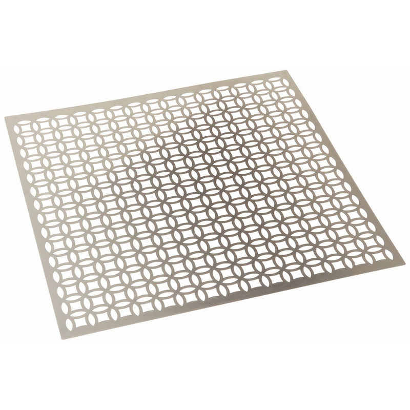 M-D Hobby & Craft 573-51 Silver Colored Metal Sheet, 12 by 12-Inch, Elliptical
