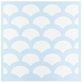 Clear Scraps Fish Scales Stencils, 12 by 12"