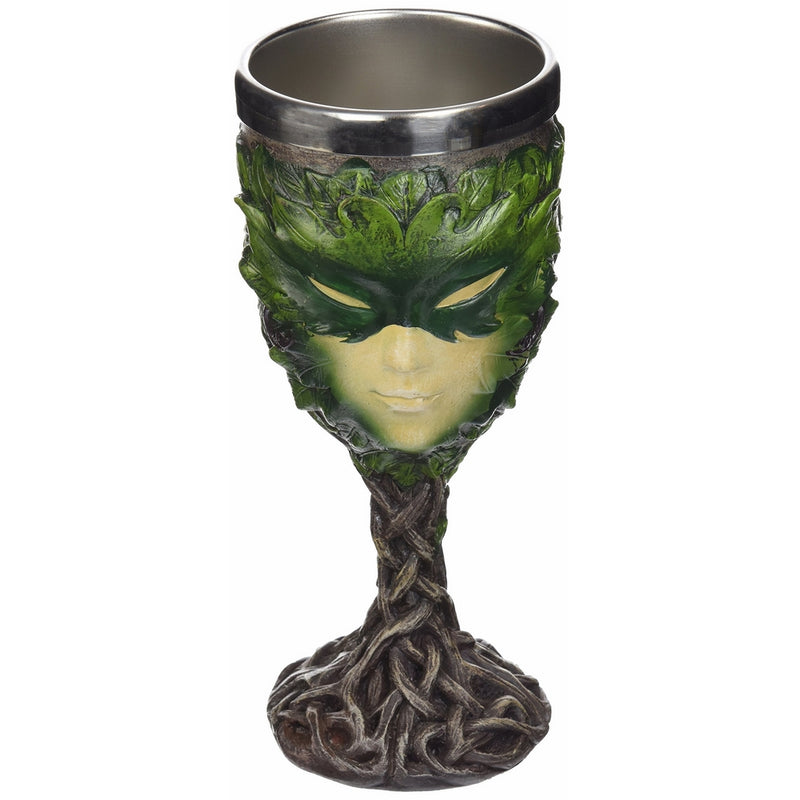 Design Toscano Forest Spirits Greenman Goblet Collection: Lady of the Leaf