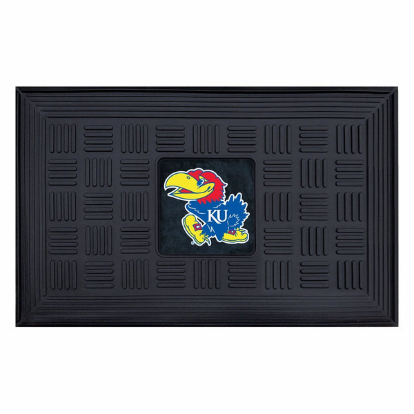 Fanmats NCAA University of Kansas Jayhawks Vinyl Door Mat