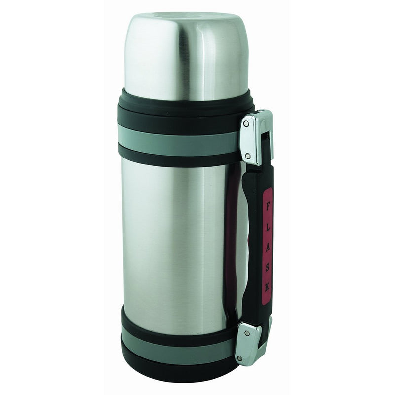 Brentwood FTS-1500 Vacuum Stainless Steel Food and Beverage Bottle with Red Handle, 1.5-Liter