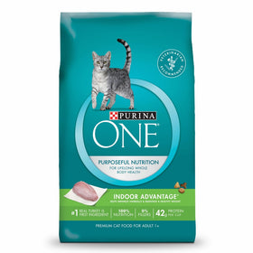 Purina ONE Indoor Advantage Adult Dry Cat Food - 7 lb. Bag