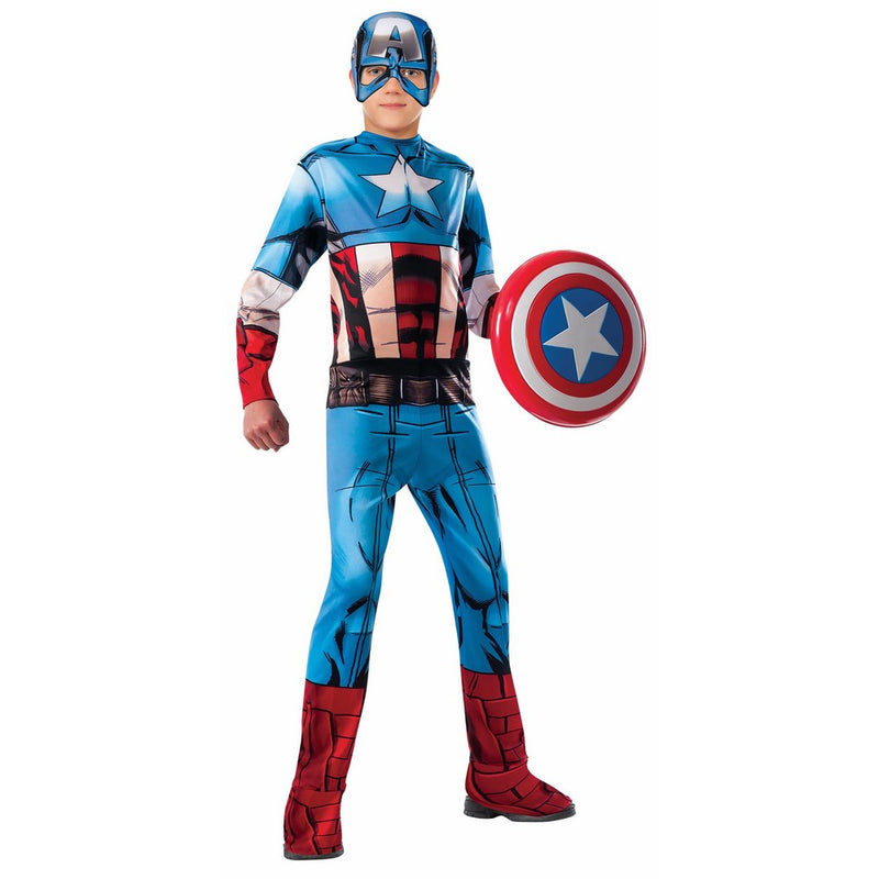 Rubie's Marvel Universe Avengers Assemble Captain America Costume, Large