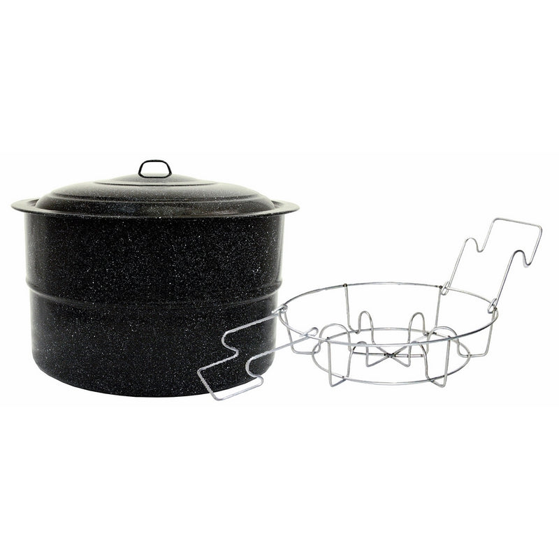 Granite Ware Jar Canner and Rack, 33-Quart