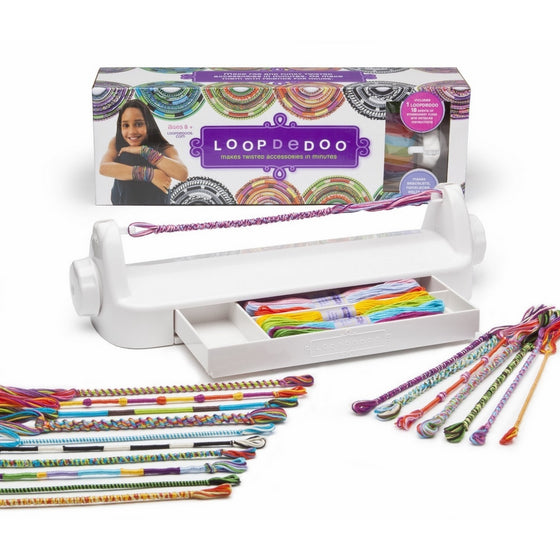 Ann Williams Group Loopdedoo Spinning Loom Kit Friendship Bracelet Maker