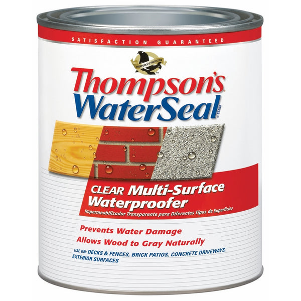 Thompson's TH.024104-14 Waterseal Clear Multi-Surface Waterproofer, quart