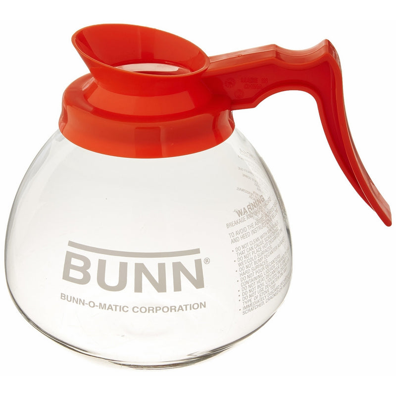 BUNN 12-Cup Glass Coffee Decanter, Orange