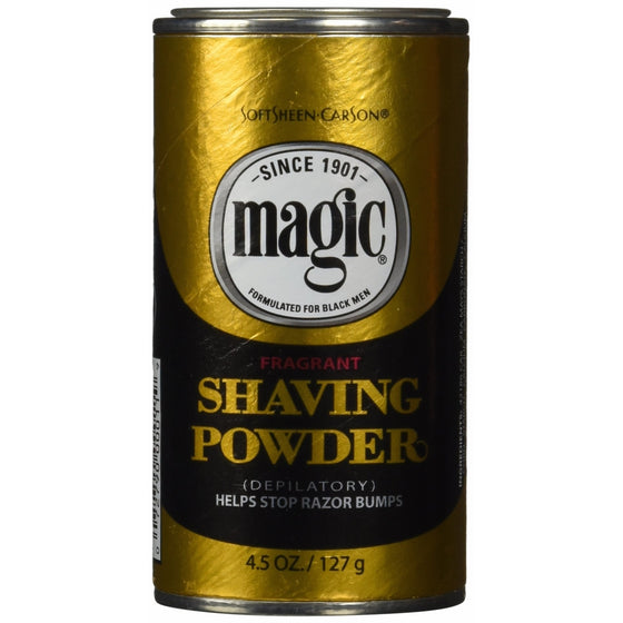 Magic Shaving Powder Gold 4.5 ounce fragrant