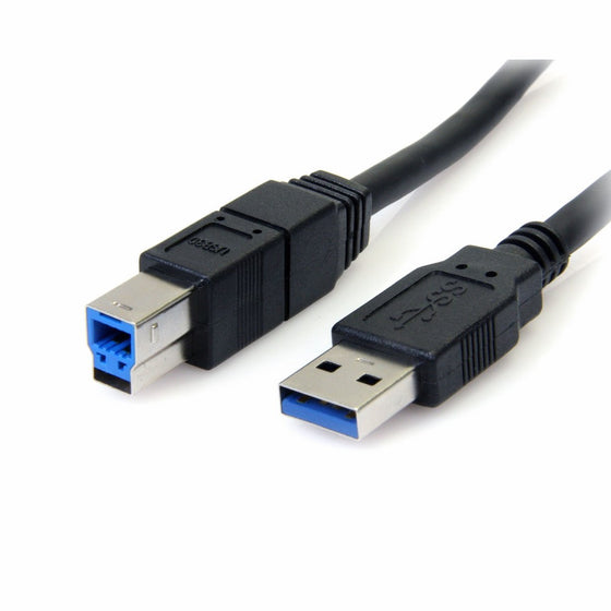 StarTech.com USB3SAB6BK 6 Feet Black SuperSpeed USB 3.0 Cable A to B - M/M