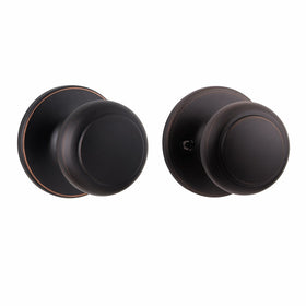 Kwikset Cove Hall/Closet Knob in Venetian Bronze